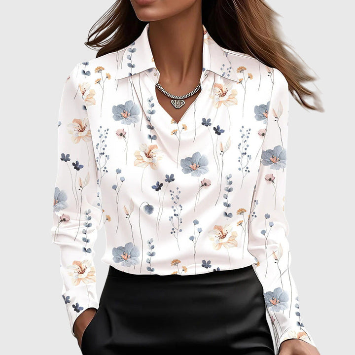 Elegant Luxury Women's Blouse with Long Sleeves