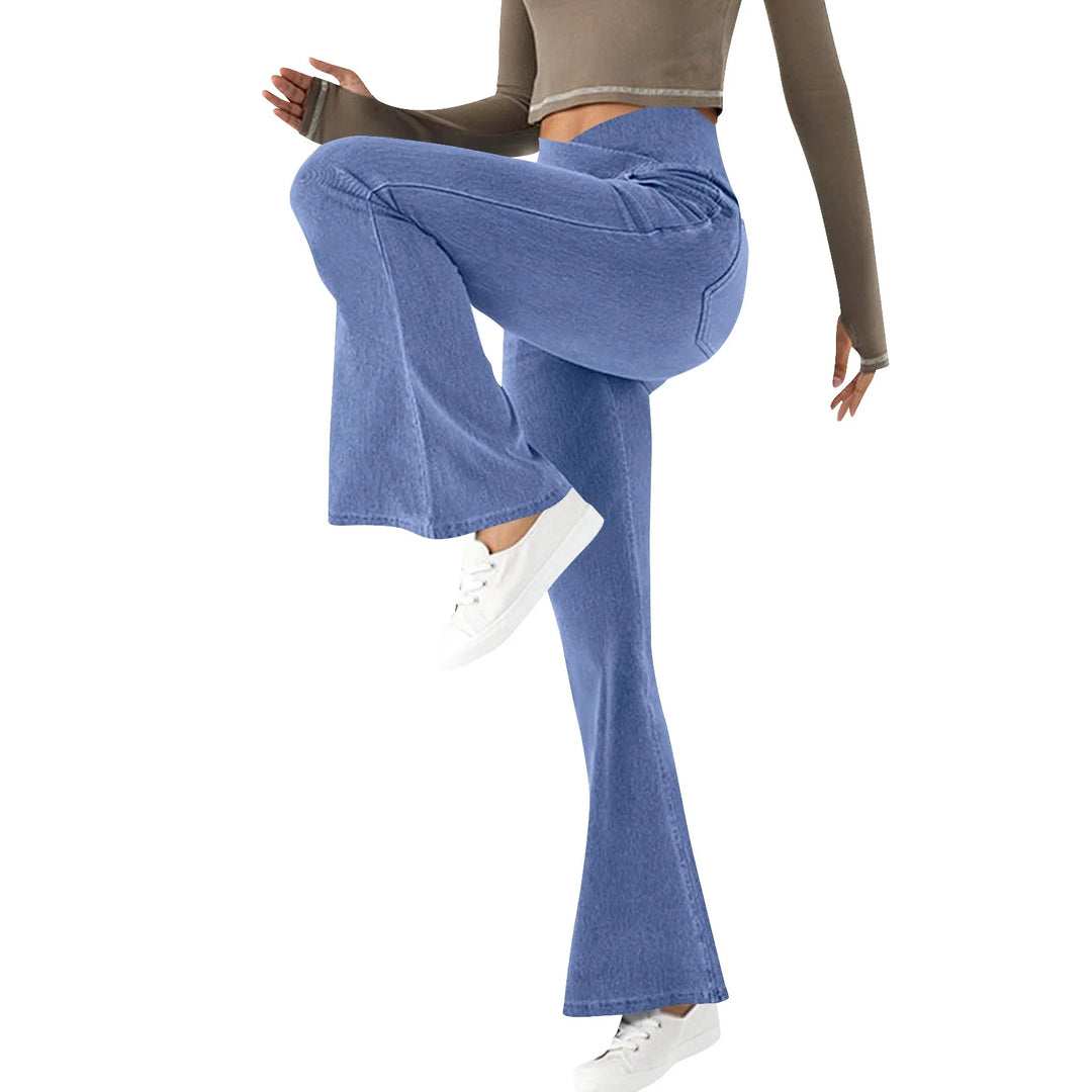 Veronica | Elastic Flattering Flared Pants