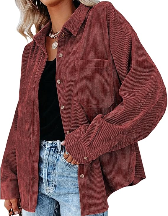Agusta | Casual Corduroy Shirt Jacket
