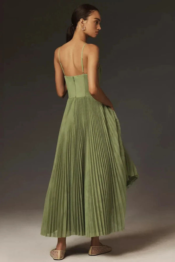 Giordana | Elegant Pleated Evening Dress