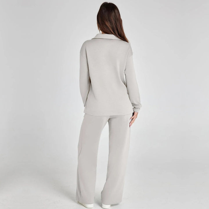 Eline | Luxury Loungewear Set with Comfy Pants and V-Neck