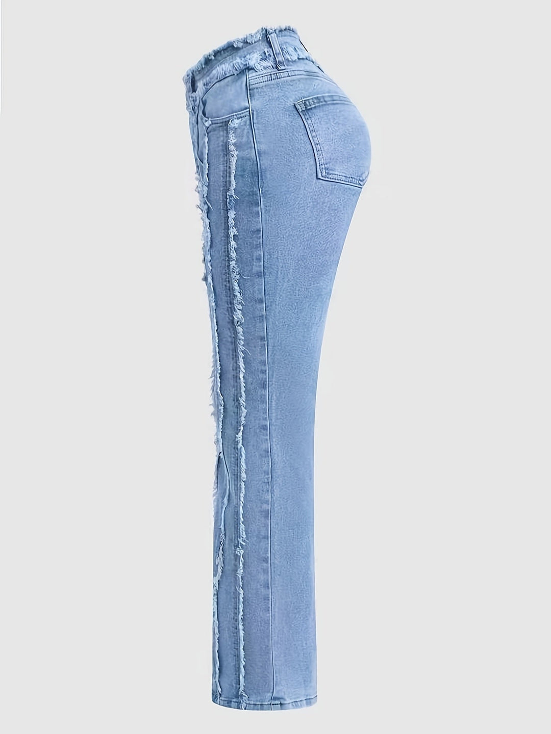 Mayla | Striped High-Waist Jeans