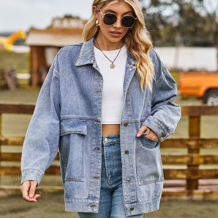 Darleen | Oversized denim jacket with street style flair