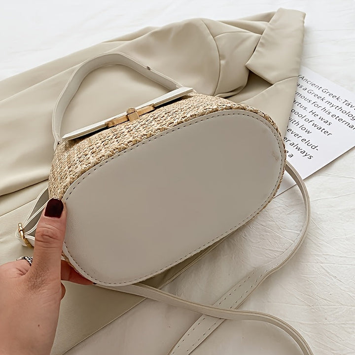 Rhoma | Braided Crossbody Bag with Luxury Clasp