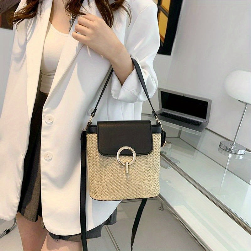 Rhoma | Braided Crossbody Bag with Luxury Clasp