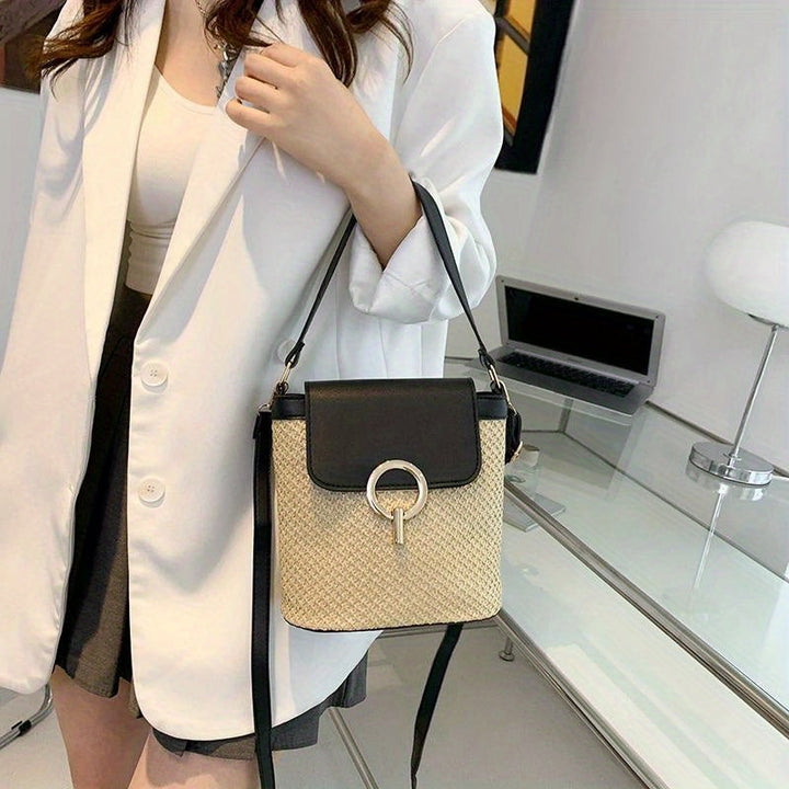 Rhoma | Braided Crossbody Bag with Luxury Clasp