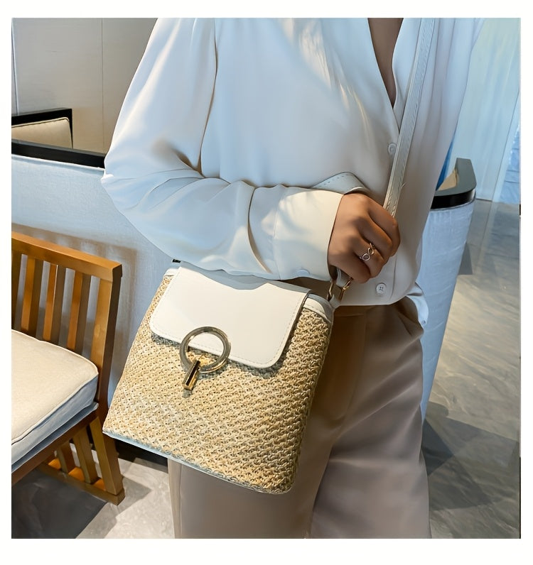 Rhoma | Braided Crossbody Bag with Luxury Clasp