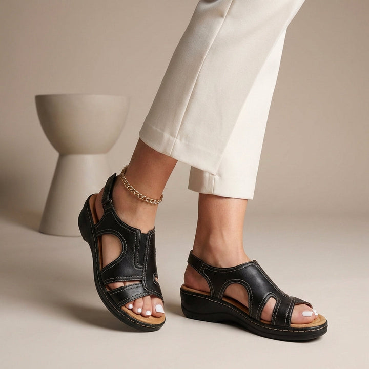 Soft Women's Orthopedic Sandals With Open Toe And Straps