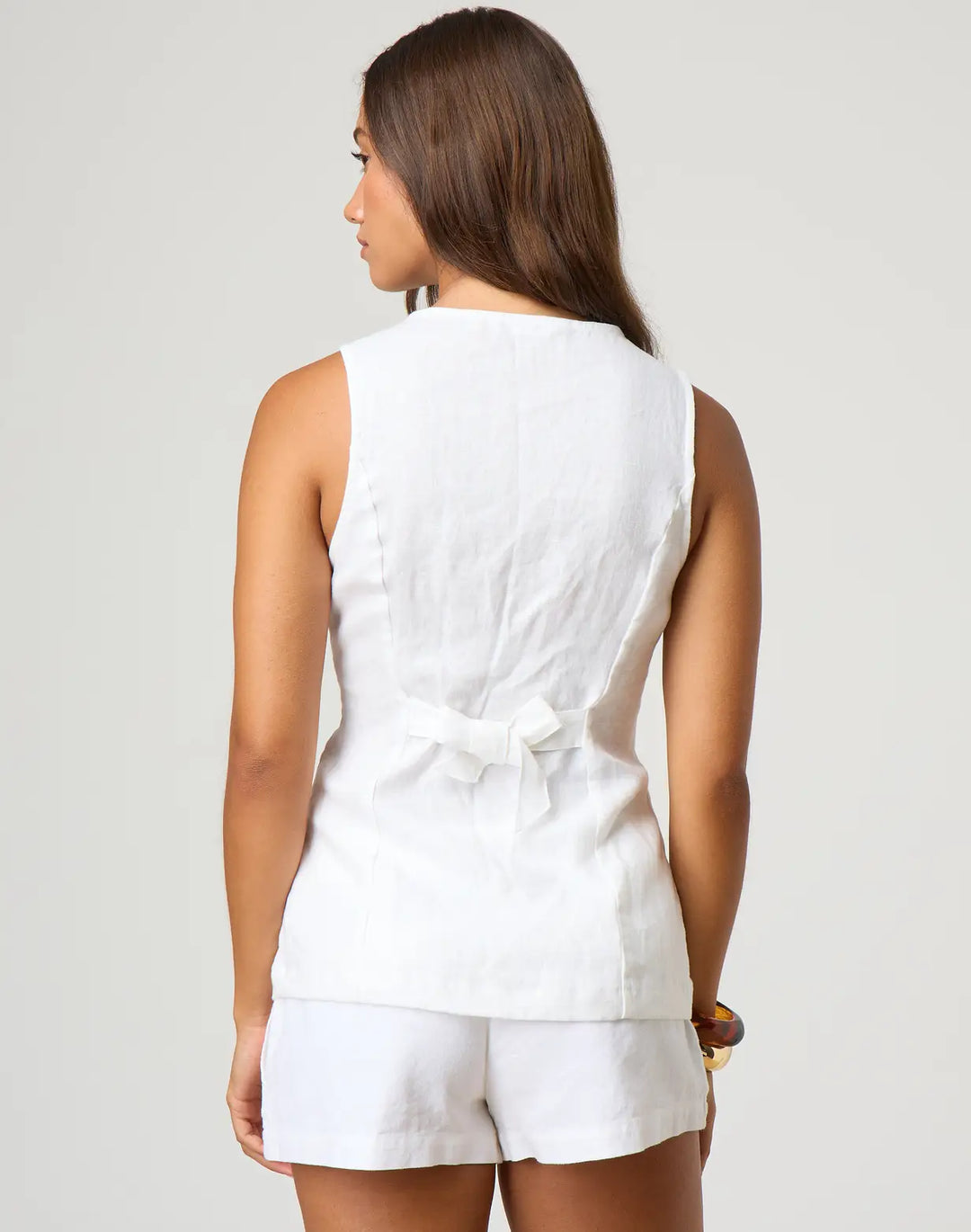 Spring summer women's white shorts airy and comfortable