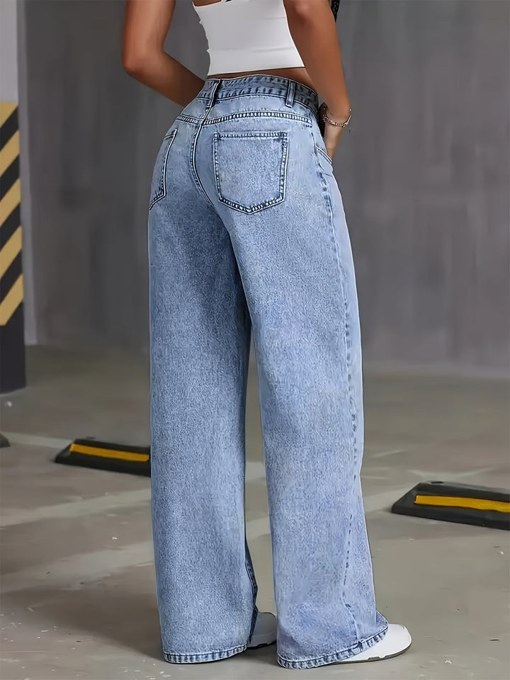 Harriet | Wide Leg Jeans with Vintage Look