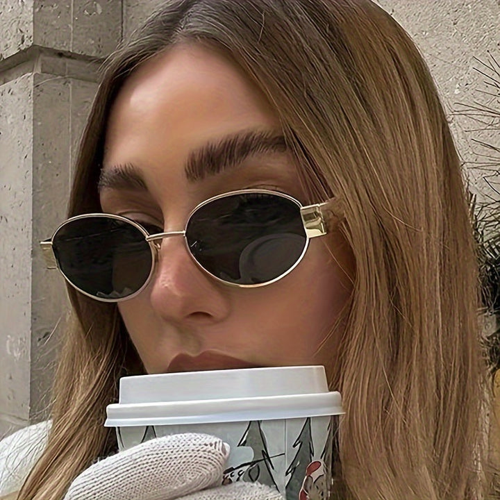 Dina | Trendy Round Sunglasses