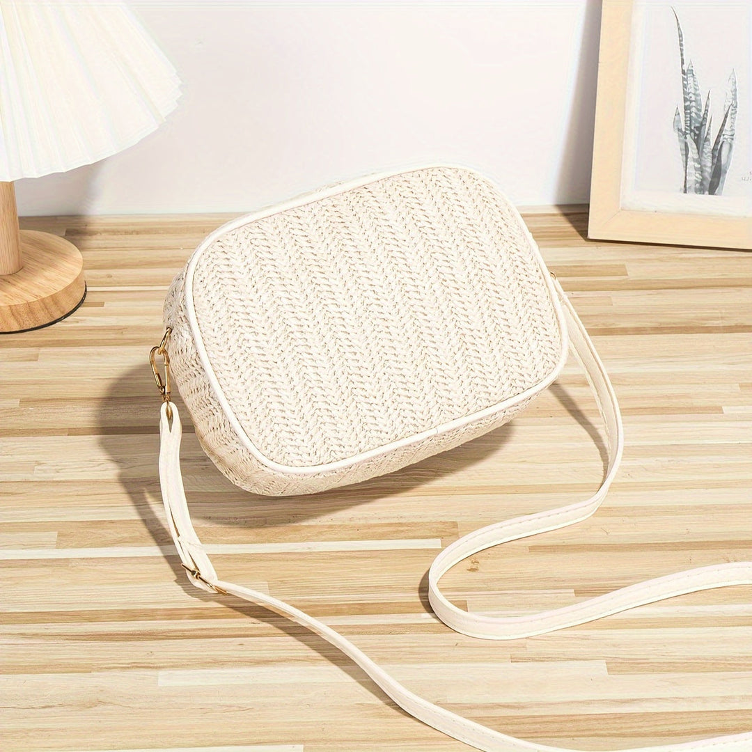 Reah | Elegant Braided Crossbody Bag