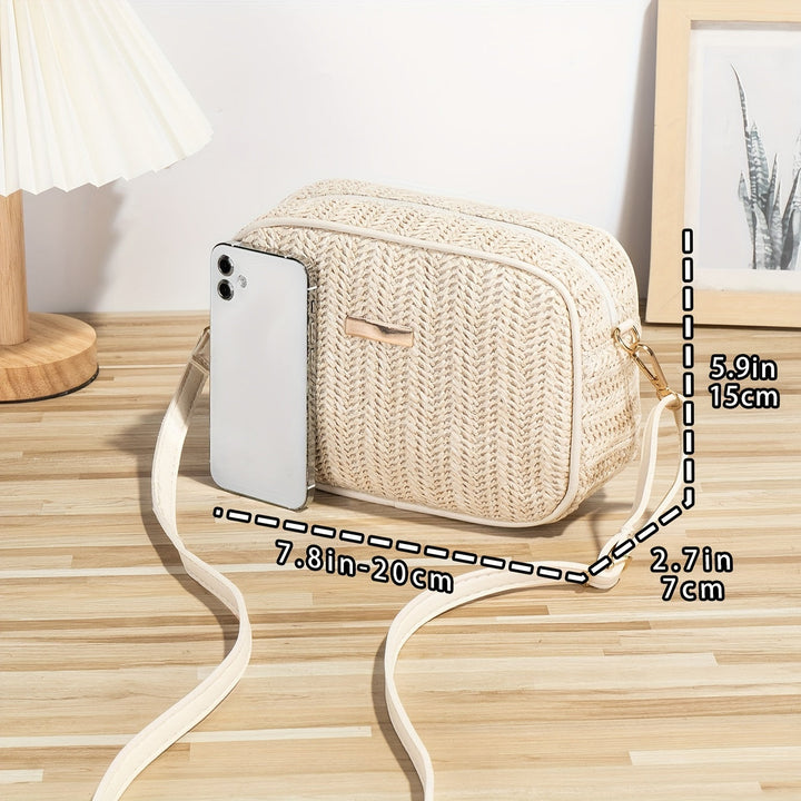 Reah | Elegant Braided Crossbody Bag