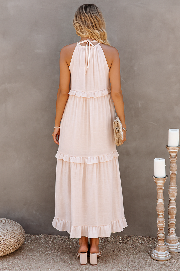 Marcela | Boho Maxi Dress with Ruffles