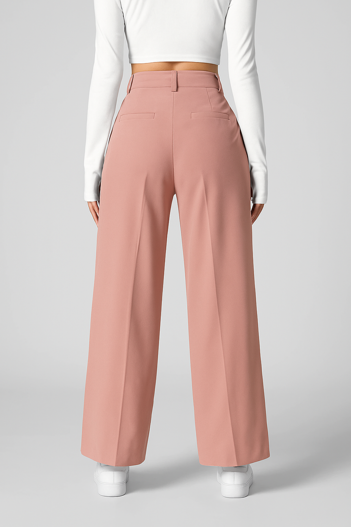 Anneliese | Pleated Wide-Leg Trousers