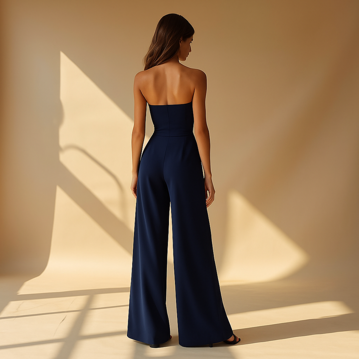 Emilie | Elegant strapless jumpsuit