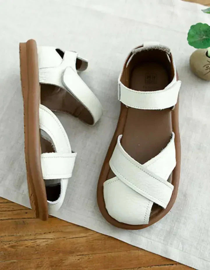 Andreja | Comfortable Closed Sandals with Cross Straps