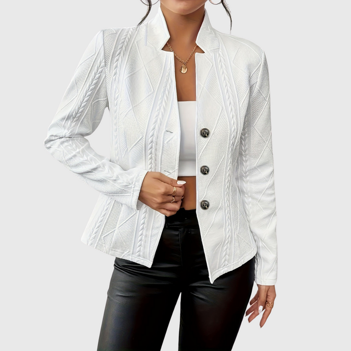 Stylish Blazer for Women with Tailored Fit and Buttons