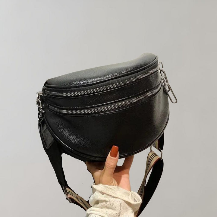 Wilna | Crossbody Bag with Double Zipper – Stylish & Functional