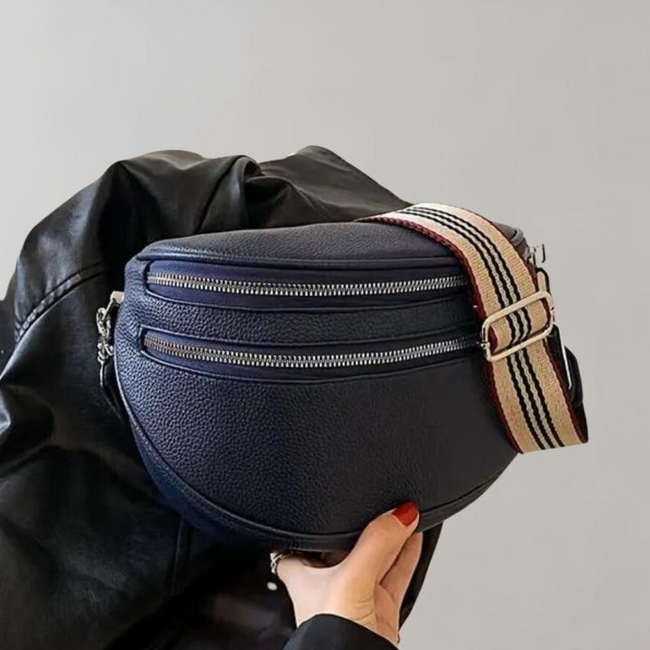 Wilna | Crossbody Bag with Double Zipper – Stylish & Functional