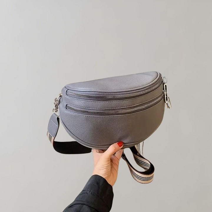 Wilna | Crossbody Bag with Double Zipper – Stylish & Functional