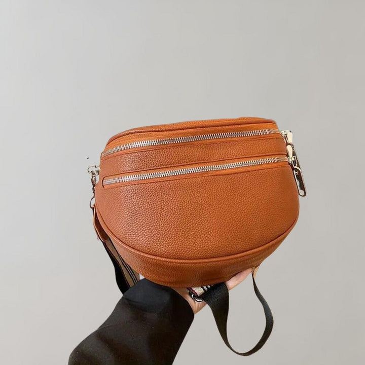 Wilna | Crossbody Bag with Double Zipper – Stylish & Functional