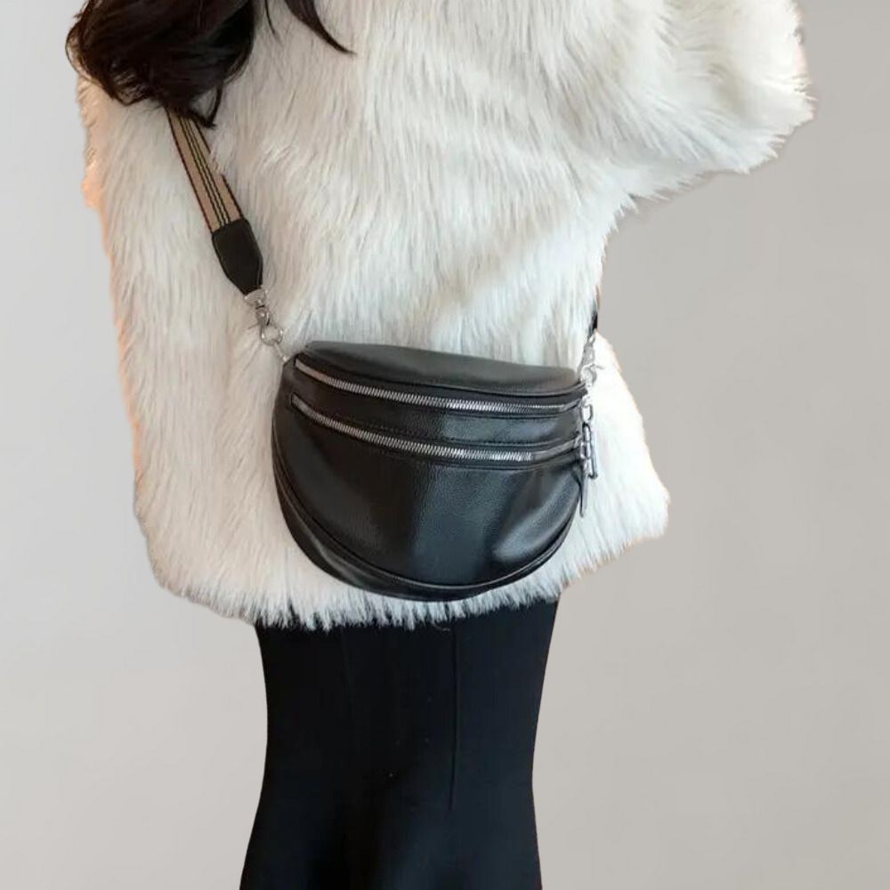 Wilna | Crossbody Bag with Double Zipper – Stylish & Functional
