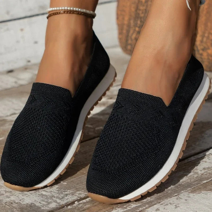 Breathable Slip-On Shoes for Women with Lightweight Sole