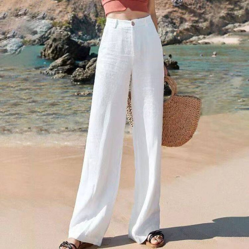 Victorie | Airy Pants with Wide Legs