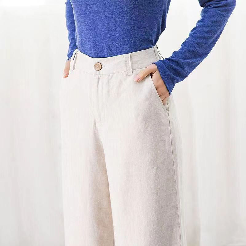 Victorie | Airy Pants with Wide Legs
