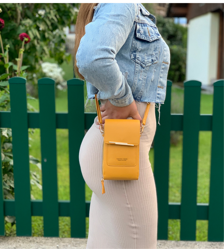 Leda | Minimalist Crossbody Phone Bag
