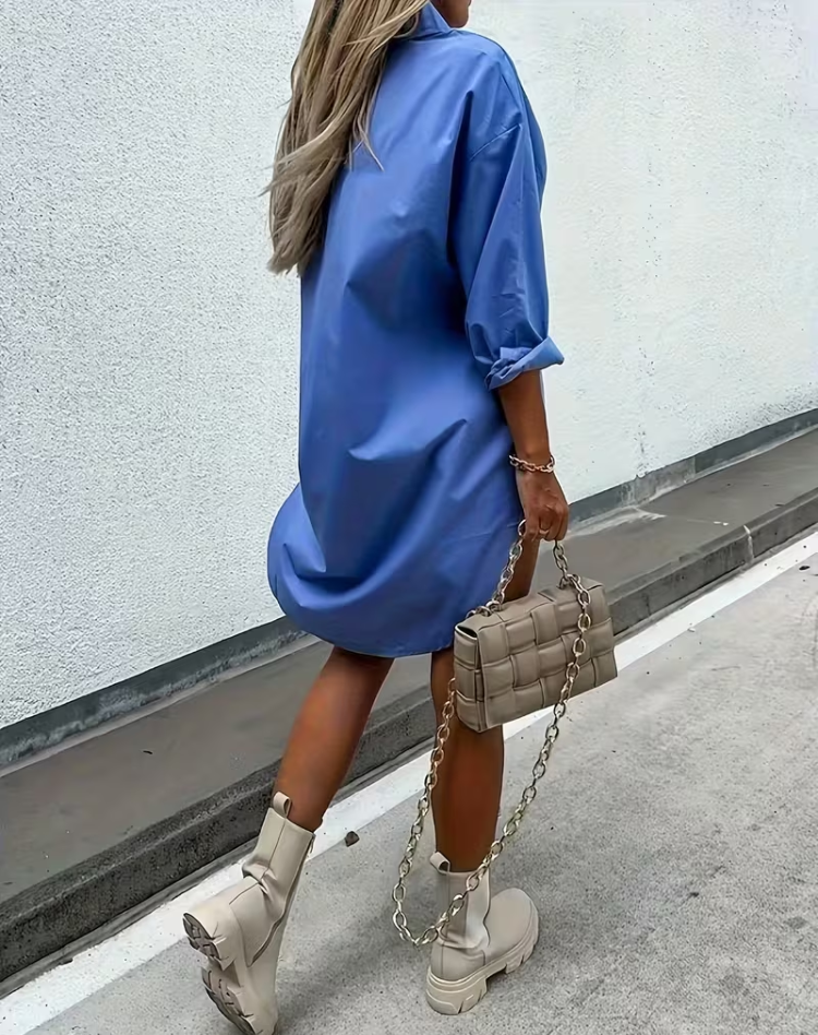 Blouse Dress for Women with Flattering Fit and Soft Fabric
