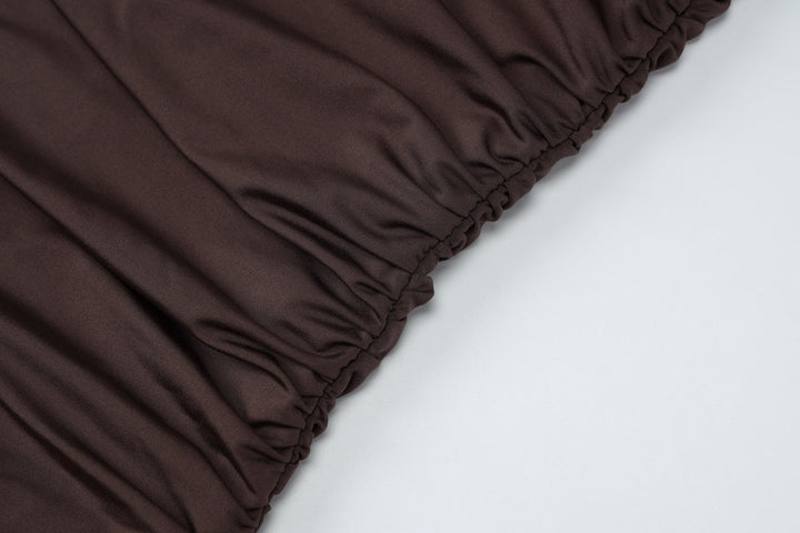 Gerda | Elegant Draped Mini Dress