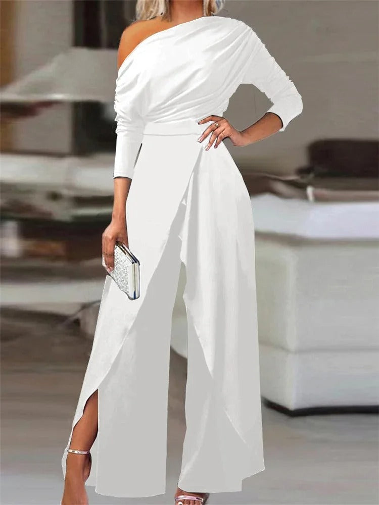 Venetia | Elegant Off-Shoulder Jumpsuit