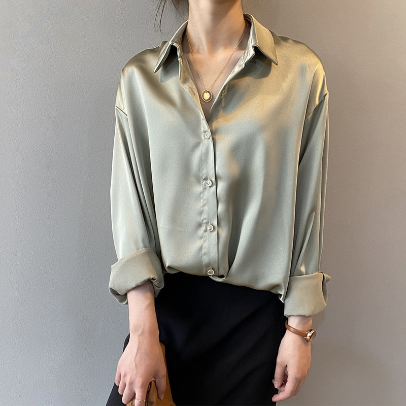 Luxury Women's Blouse with Long Sleeves