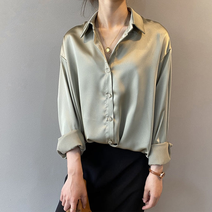 Luxury Women's Blouse with Long Sleeves