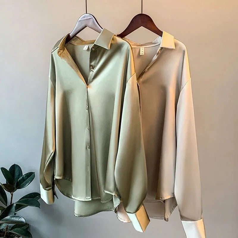 Luxury Women's Blouse with Long Sleeves