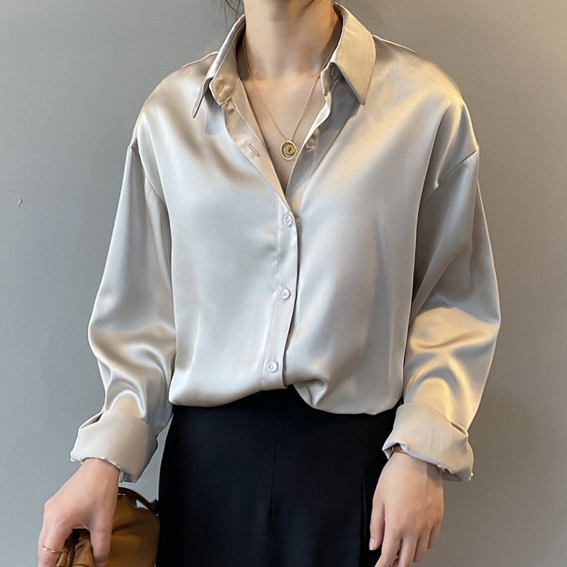 Luxury Women's Blouse with Long Sleeves