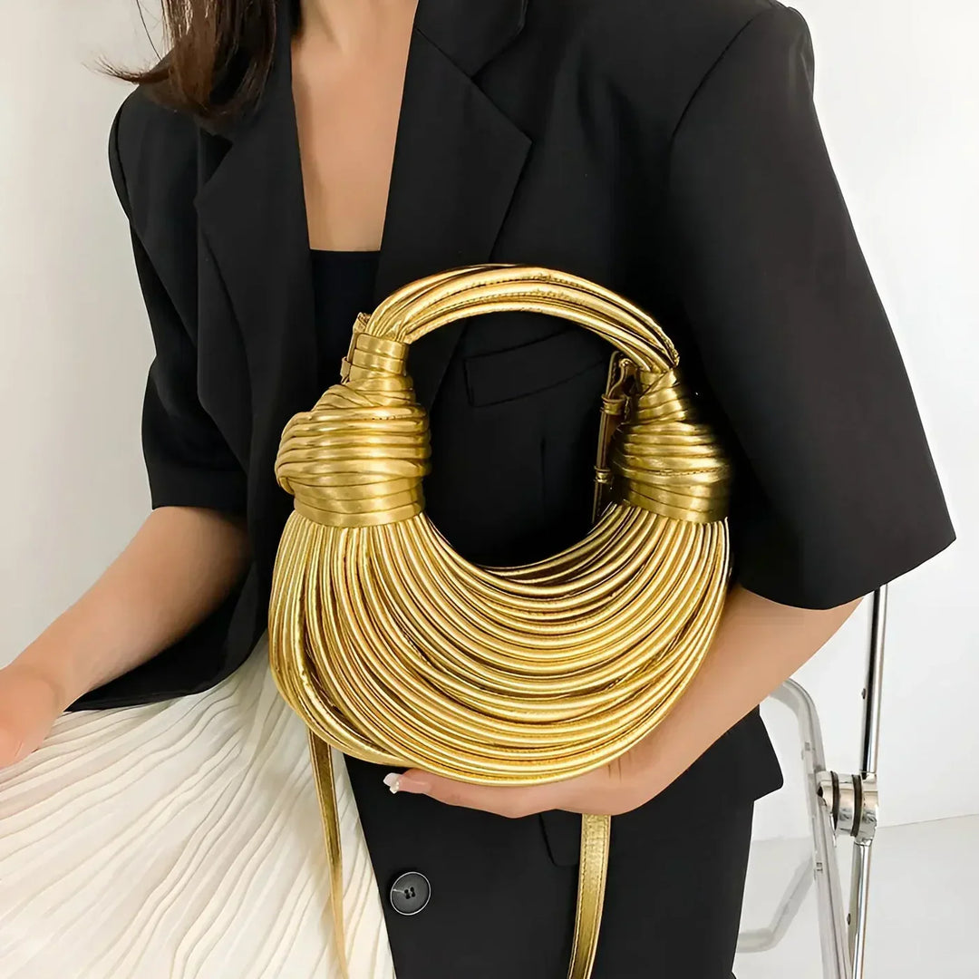 Leonia | Statement Handbag with Metal Structure