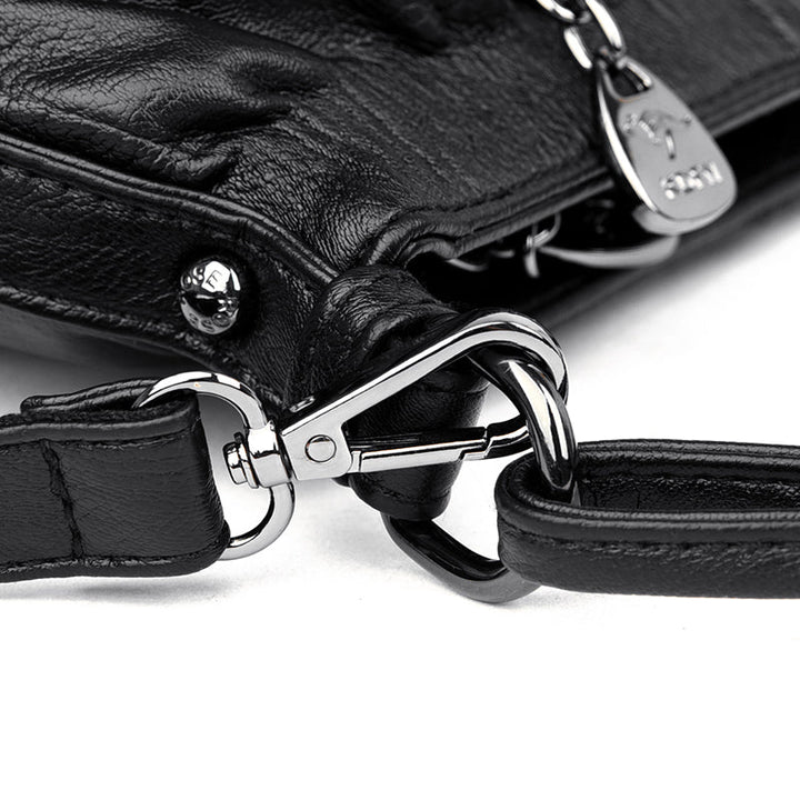 Leila | Elegant Handbag with Soft Pleats and Adjustable Strap