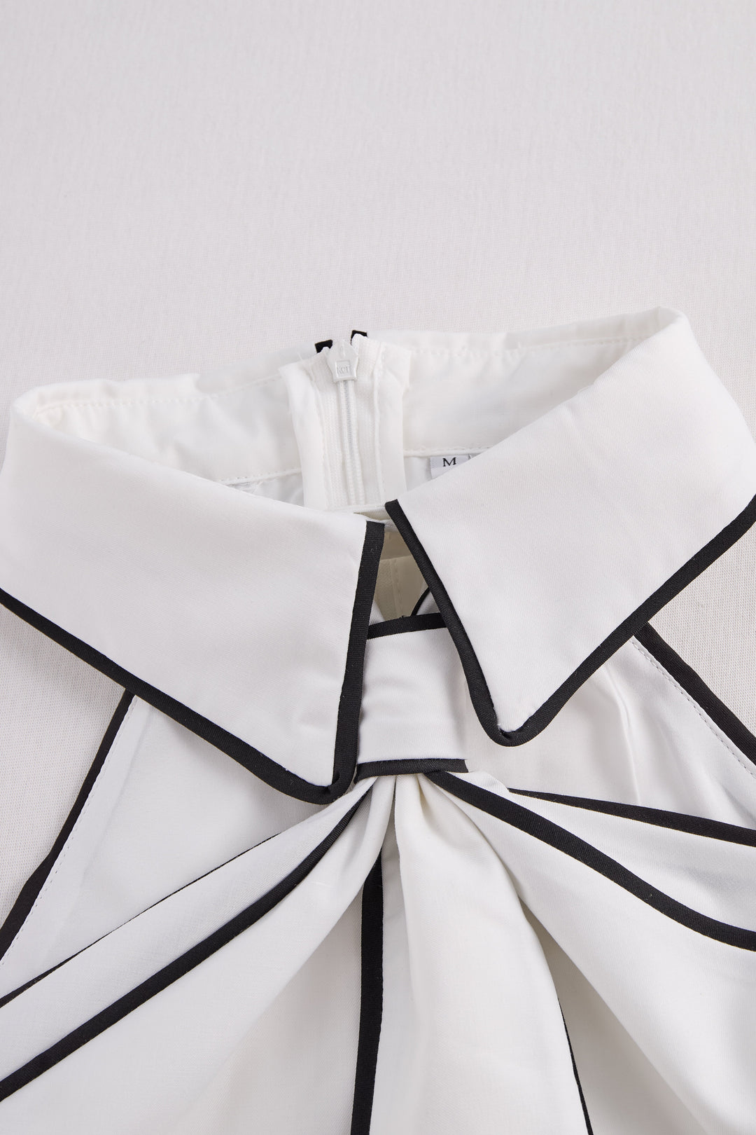 Trendy Halter Top with Collar and Bow Detail for Women
