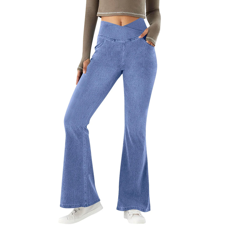 Veronica | Elastic Flattering Flared Pants