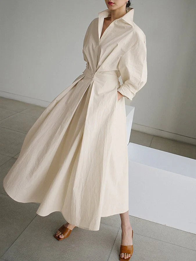 Structured and Elegant Women's Maxi Dress