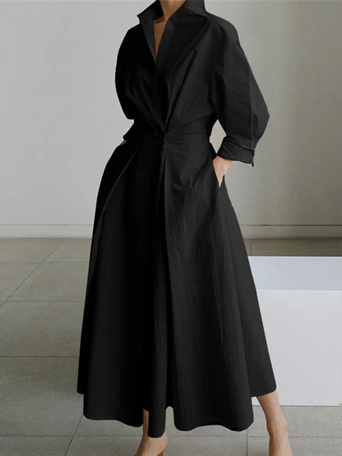 Structured and Elegant Women's Maxi Dress
