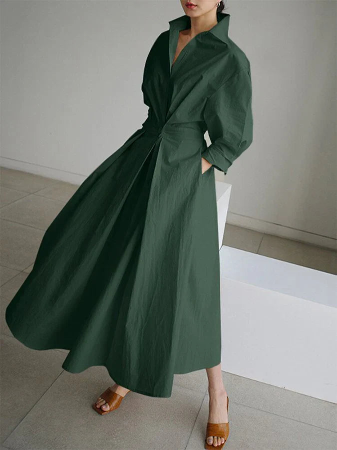 Structured and Elegant Women's Maxi Dress