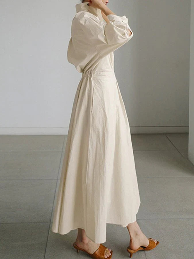 Structured and Elegant Women's Maxi Dress