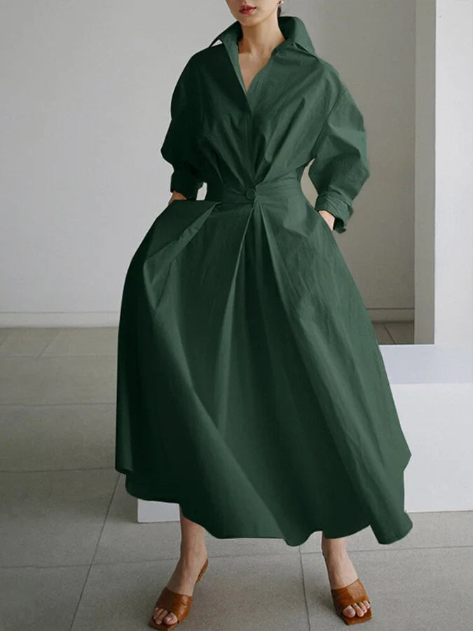 Structured and Elegant Women's Maxi Dress