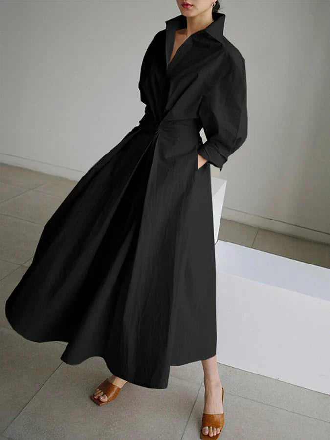 Structured and Elegant Women's Maxi Dress