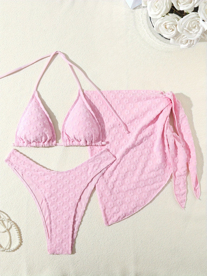 Bernarda | Summer Floral Triangle Bikini