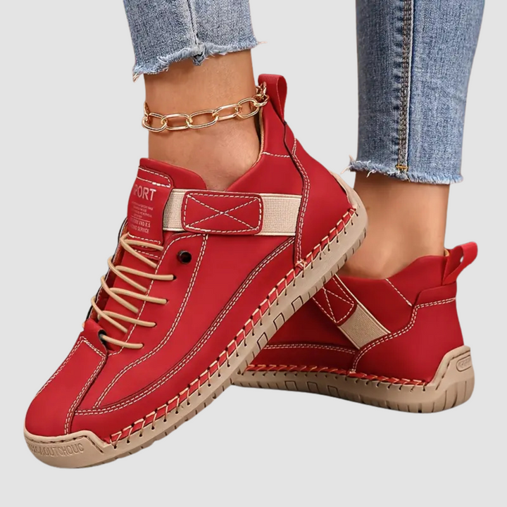 Orthopedic Women's Sneaker with Laces and Comfortable Sole